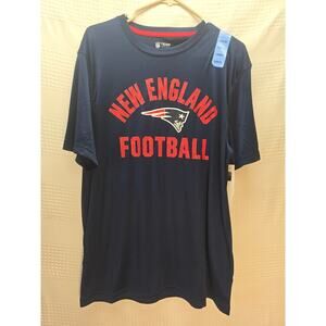 Dri Fit NFL New England Patriots Mens Size Large Navy Blue Graphic T-Shirt 6660